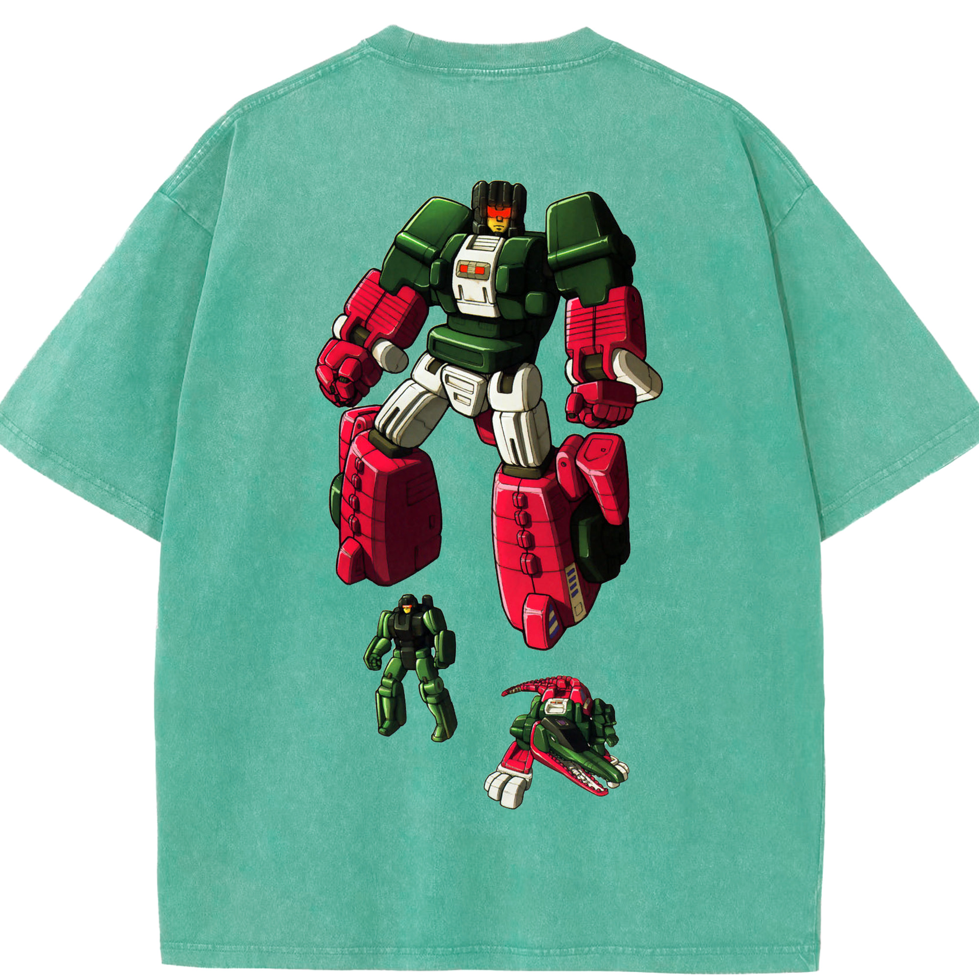 （画像用）  綿100% ヴィンテージ風 半袖Tシャツ（背面プリント）